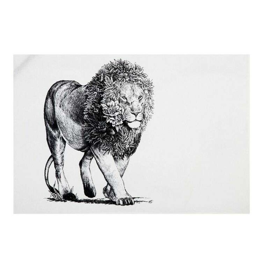 Kitchen & Dining * | Maxwell & Williams Marini Ferlazzo 50 X 70 Cm Tea Towel African Lion