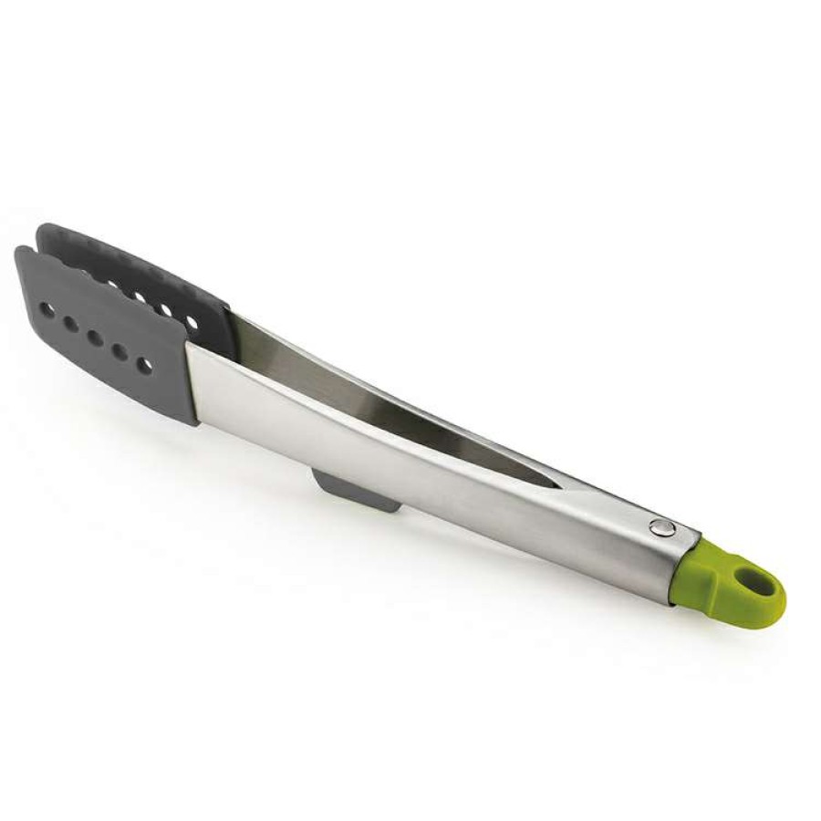 Kitchen & Dining * | Joseph Joseph Elevate 12 Stainless Steel Tongs Grey/Green