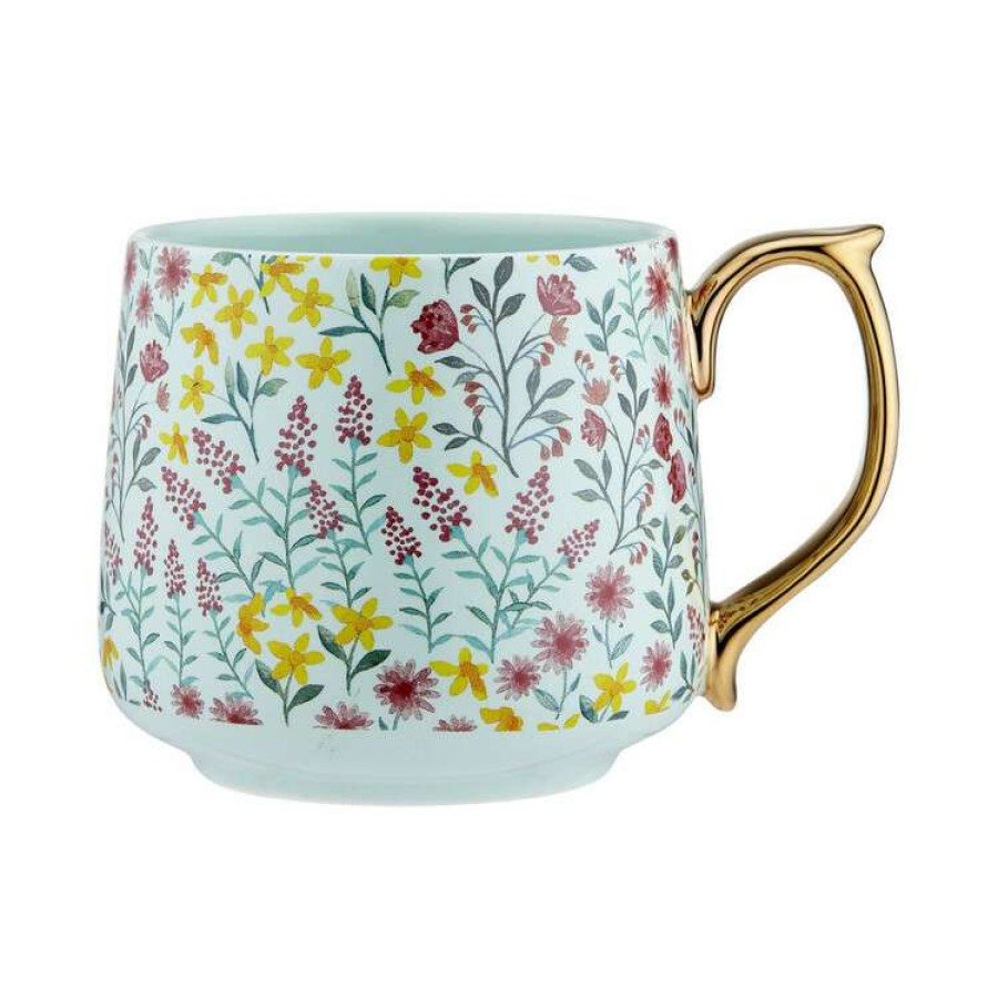 Kitchen & Dining * | Ashdene Flowering Fields Teal Mug