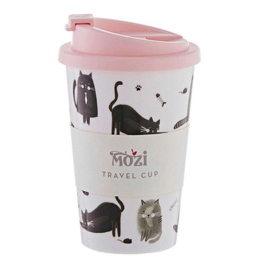 Kitchen & Dining * | Mozi Moggs 350Ml Double Wall Travel Mug