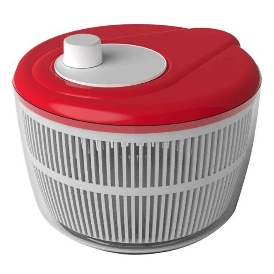 Kitchen & Dining * | Davis & Waddell Red Salad Spinner 26Cm