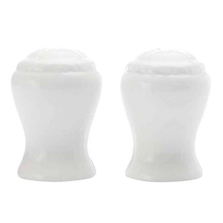 Kitchen & Dining * | Casa Domani Casual White Florence Salt And Pepper Set