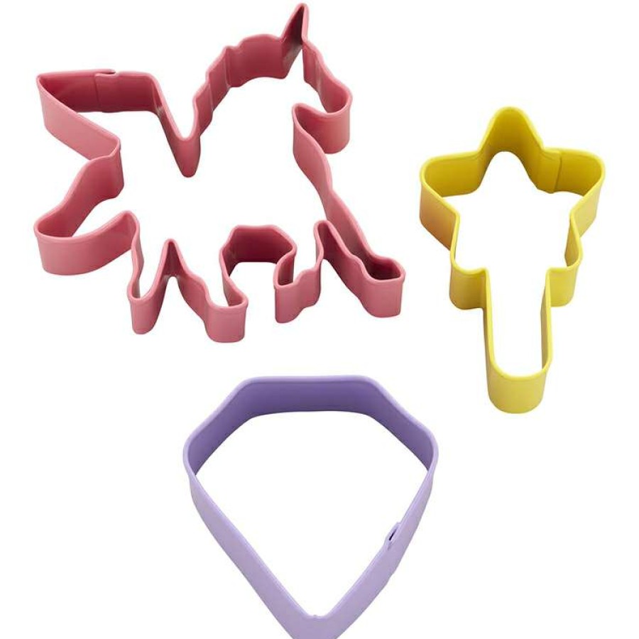 Kitchen & Dining * | Wilton Unicorn, Wand & Diamond Cookie Cutter Set 3 Piece