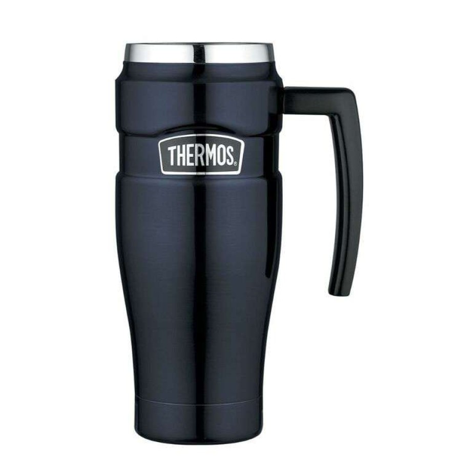 Kitchen & Dining * | Thermos Stainless King Vacuum Insulated Travel Mug 470Ml Midnight Blue