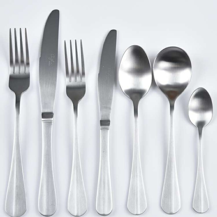 Kitchen & Dining * | Chyka Home Amayla 42-Piece Cutlery Set Silver