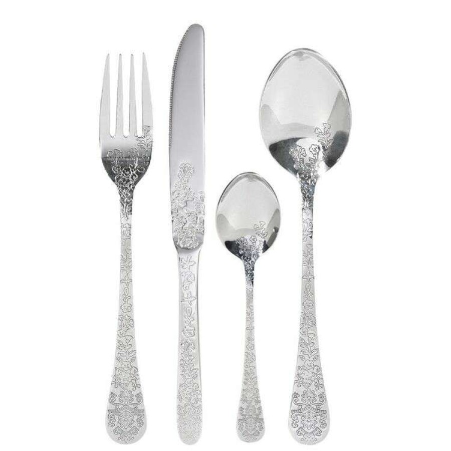 Kitchen & Dining * | Smith & Nobel Chelsea 24-Piece Cutlery Set Silver