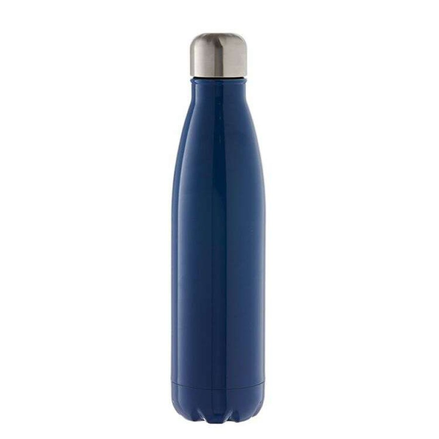 Kitchen & Dining * | Smith & Nobel 500Ml Double Wall Stainless Steel Bottle Navy