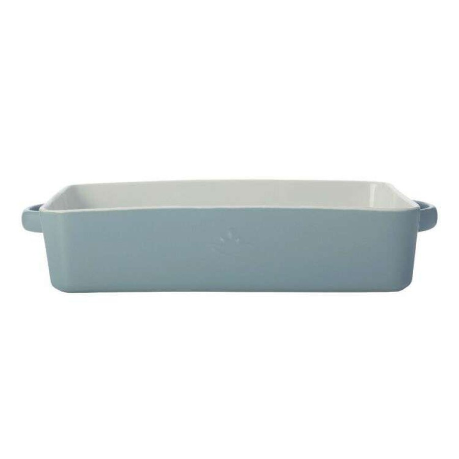 Kitchen & Dining * | Casa Domani Moderna Rectangular Baker 31 X 21 Cm Blue