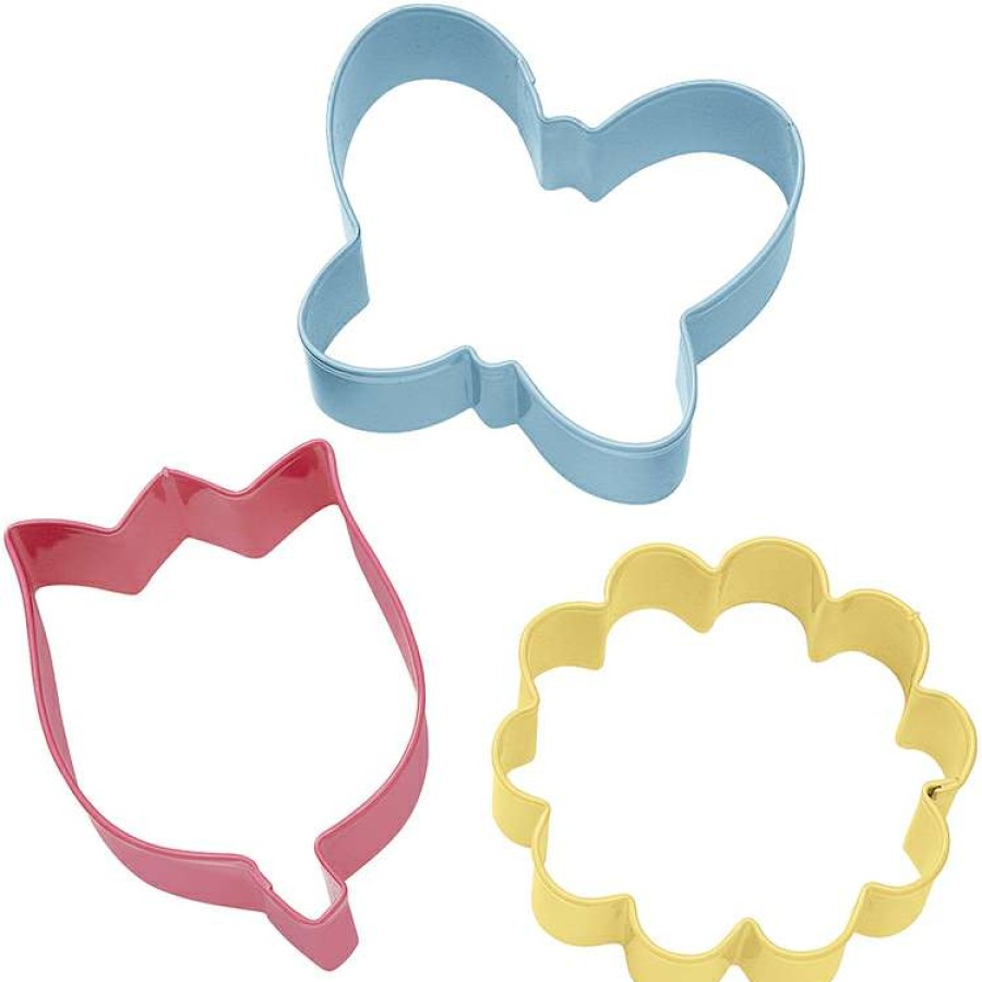 Kitchen & Dining * | Wilton 3-Piece Flower Cookie Cutter Set