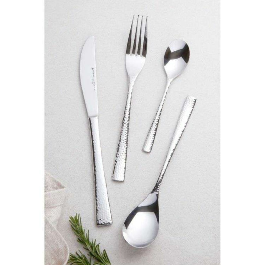 Kitchen & Dining * | Maxwell & Williams Wayland Hammered 16-Piece Cutlery Set