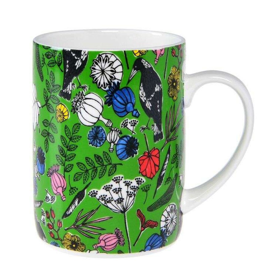 Kitchen & Dining * | Poh Ling Yeow For Mozi Magpie 400Ml Mug Green