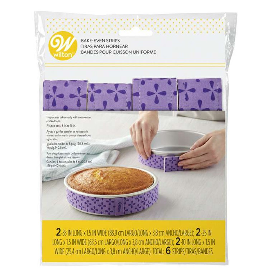 Kitchen & Dining * | Wilton 6-Piece Bake Even Strips