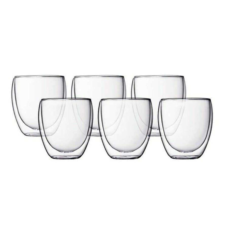 Kitchen & Dining * | Classica Java 6-Piece Double Wall Tea/Coffee Glass 250Ml