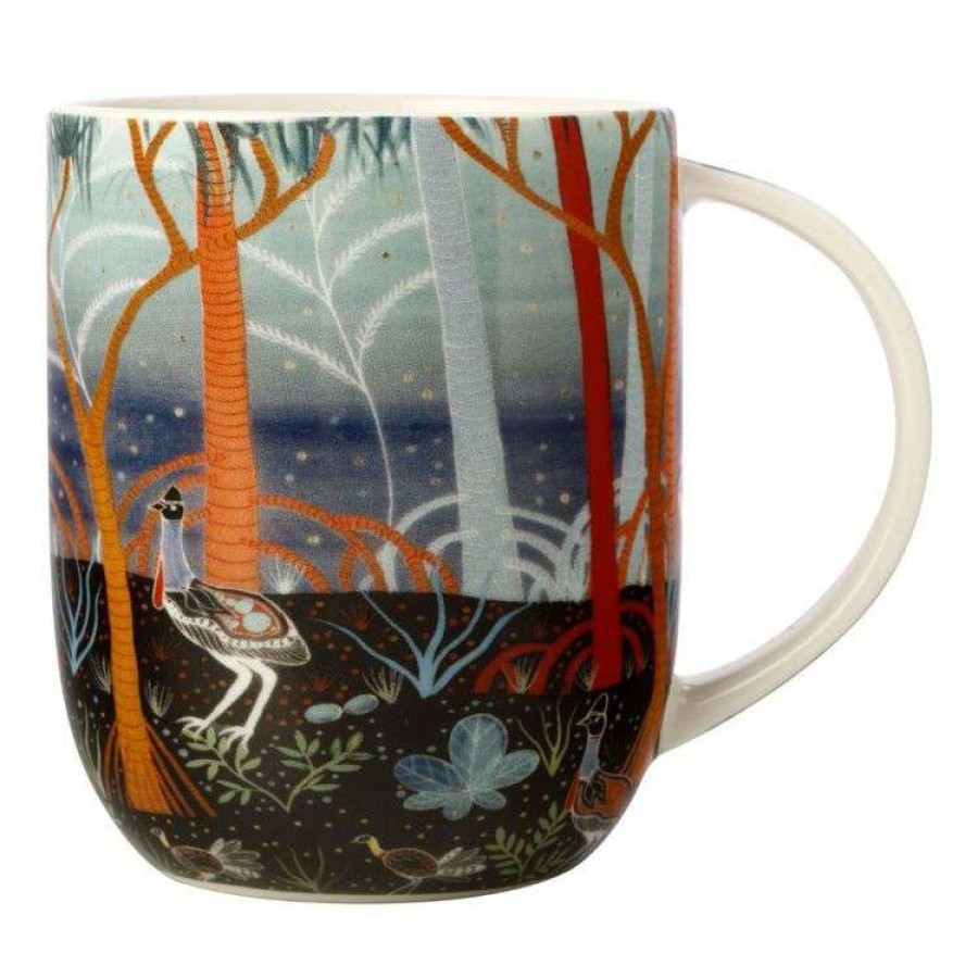 Kitchen & Dining * | Maxwell & Williams Melanie Hava Jugaig-Bana-Wabu Mug 440Ml Cassowaries