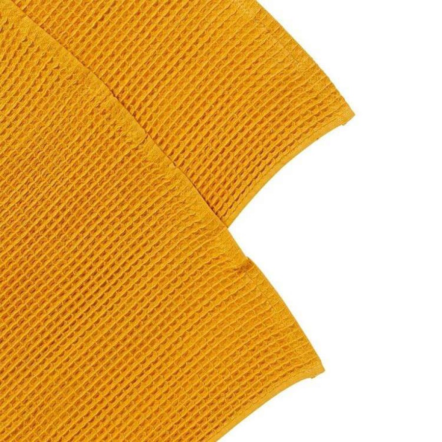 Kitchen & Dining * | S&N By Miguel Maestre Chef Waffle Tea Towel 2 Pack Yellow