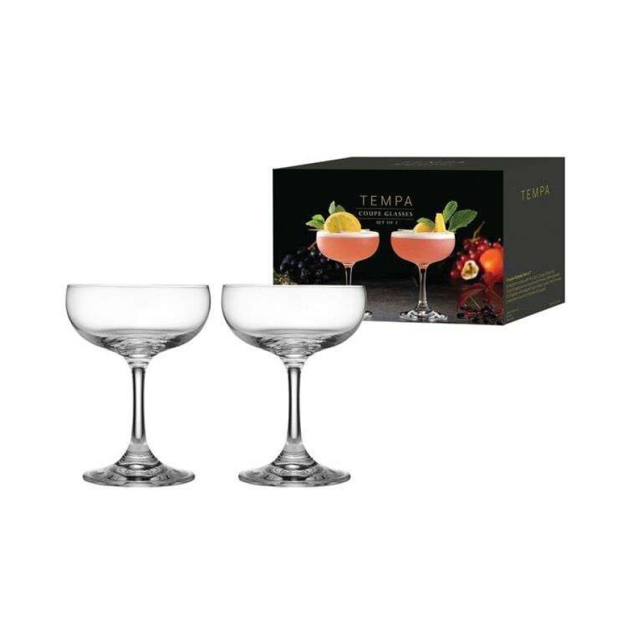 Kitchen & Dining * | Ladelle Tempa Quinn Coupe Glass Set Of 2