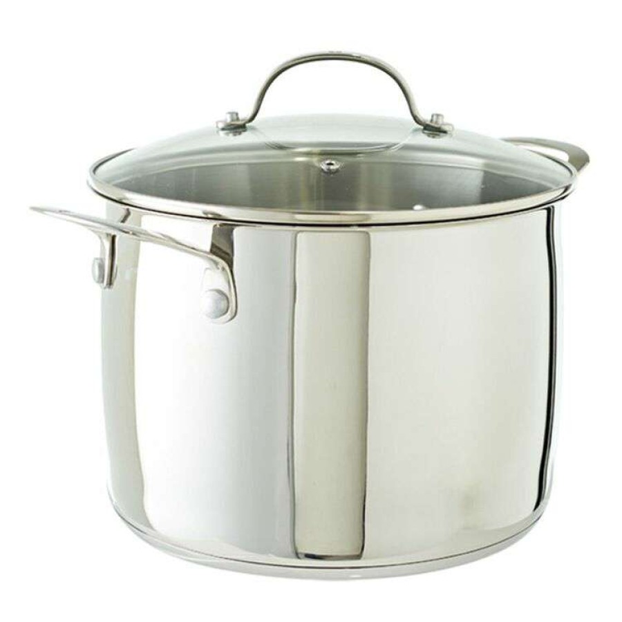 Kitchen & Dining * | Swiss Diamond Premium Steel Stockpot With Lid 24 X 17 Cm