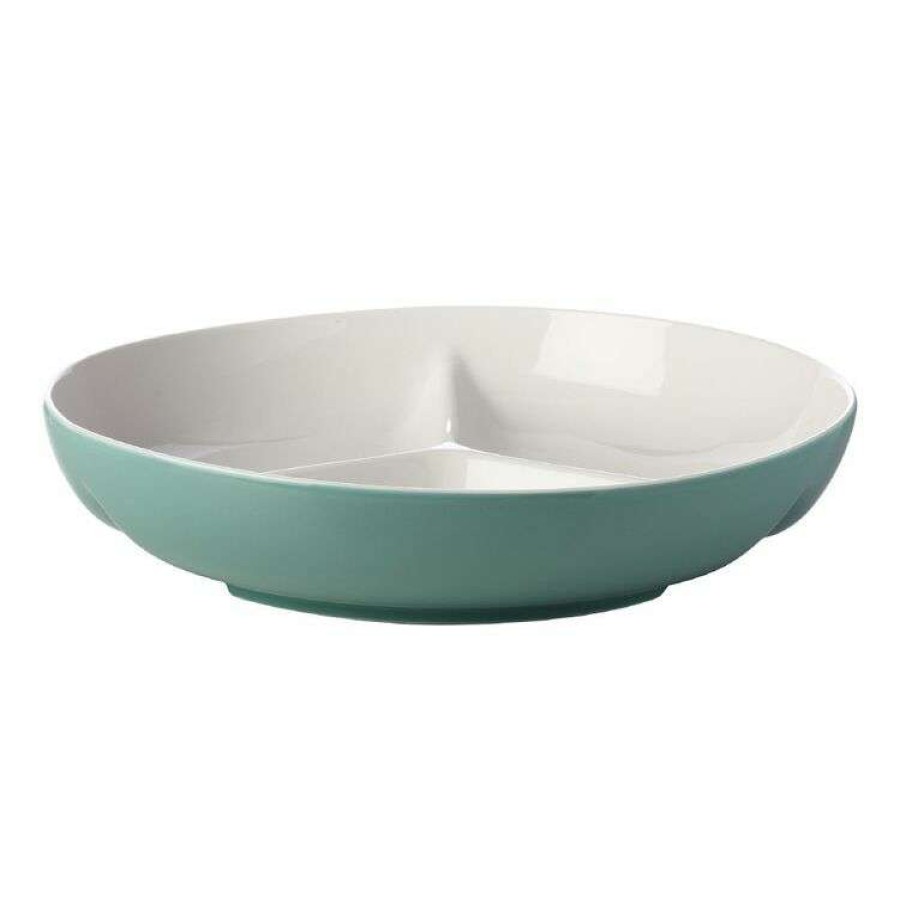 Kitchen & Dining * | Maxwell & Williams Mezze Divided Platter 32Cm Jade Gift Boxed