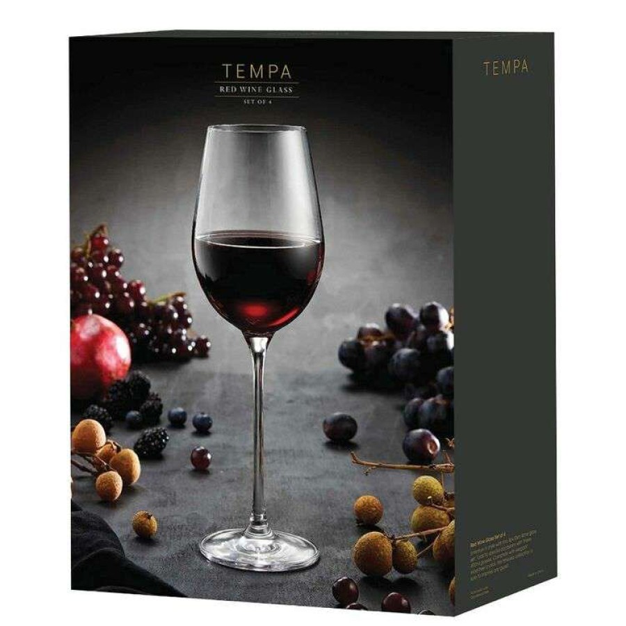 Kitchen & Dining * | Tempa Quinn 4 Piece Red Wine Glass