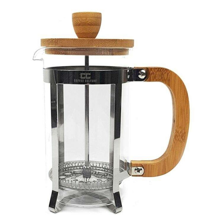 Kitchen & Dining * | Coffee Culture Bamboo French Press Plunger 1L