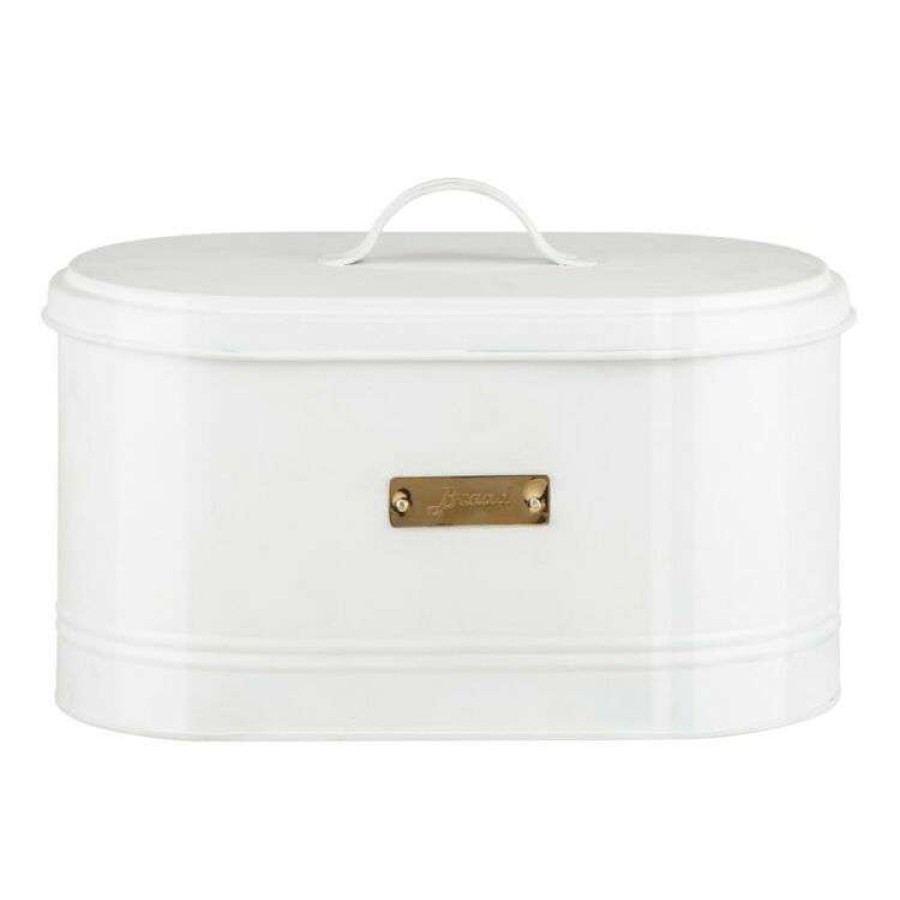 Kitchen & Dining * | Academy Milton Bread Bin White 33 18.5X17Cm