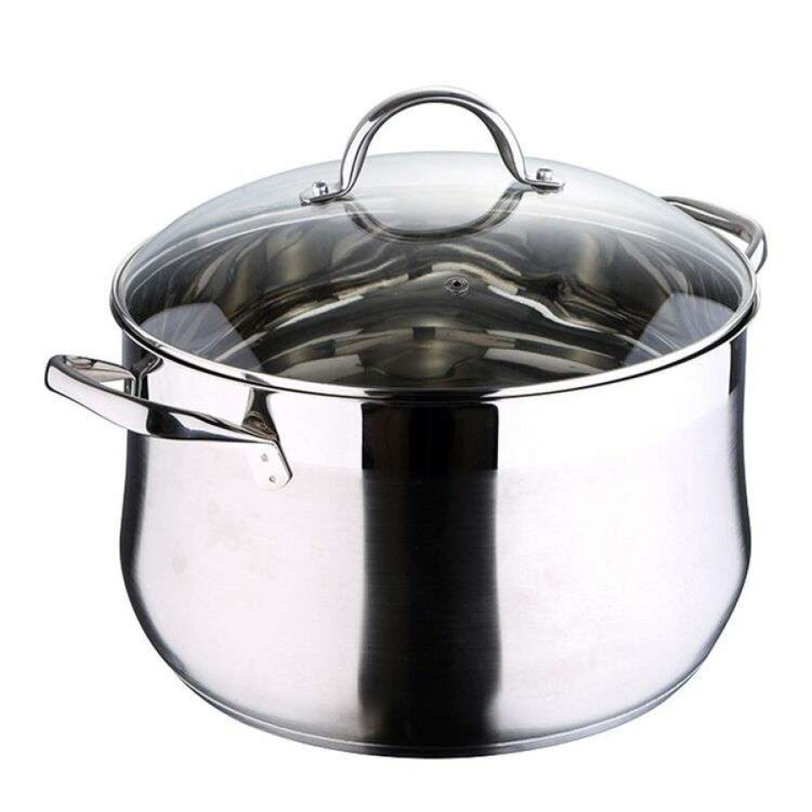 Kitchen & Dining * | Bergner Gourmet Stainless Steel Induction Casserole 12L