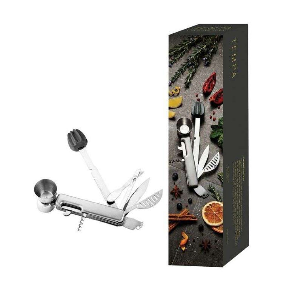 Kitchen & Dining * | Tempa Mixologist Silver Multitool