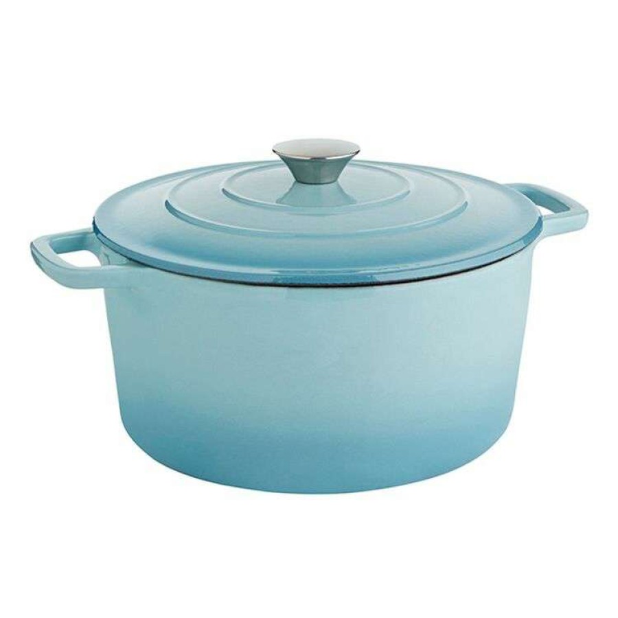 Kitchen & Dining * | Smith & Nobel Traditions Cast Iron Casserole 5L Blue