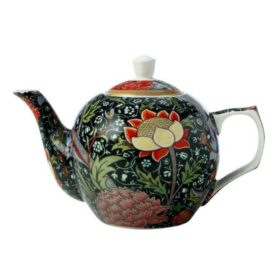 Kitchen & Dining * | Casa Domani William Morris Teapot 750Ml Cray Gift Boxed