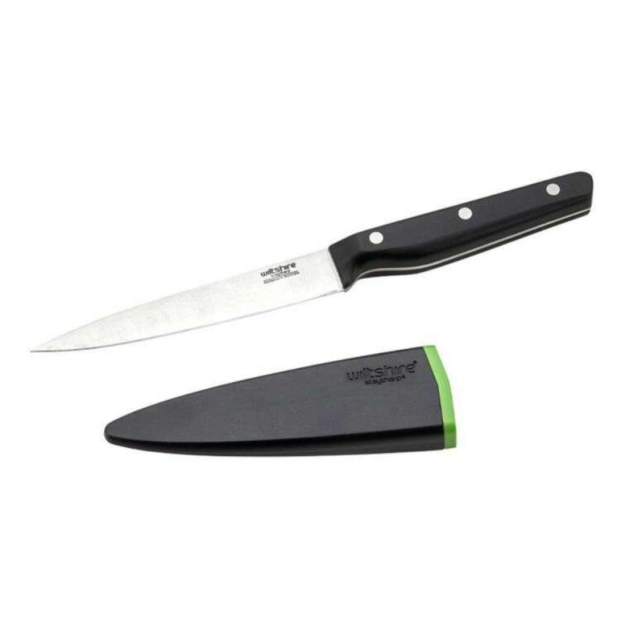 Kitchen & Dining * | Wiltshire Staysharp Triple Rivet Utility Knife 13Cm