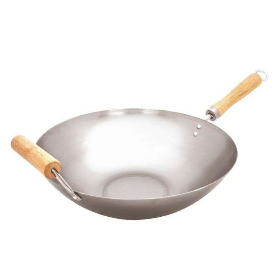 Kitchen & Dining * | Cuisena Carbon Steel Wok 35Cm