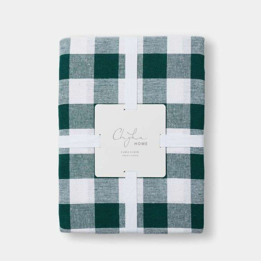 Kitchen & Dining * | Chyka Home Gingham Tablecloth 150X250Cm