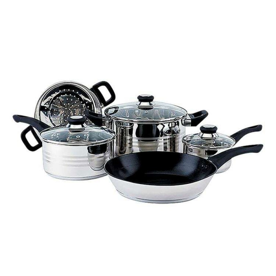 Kitchen & Dining * | Smith & Nobel Traditions Stainless Steel 5 Piece Cookset