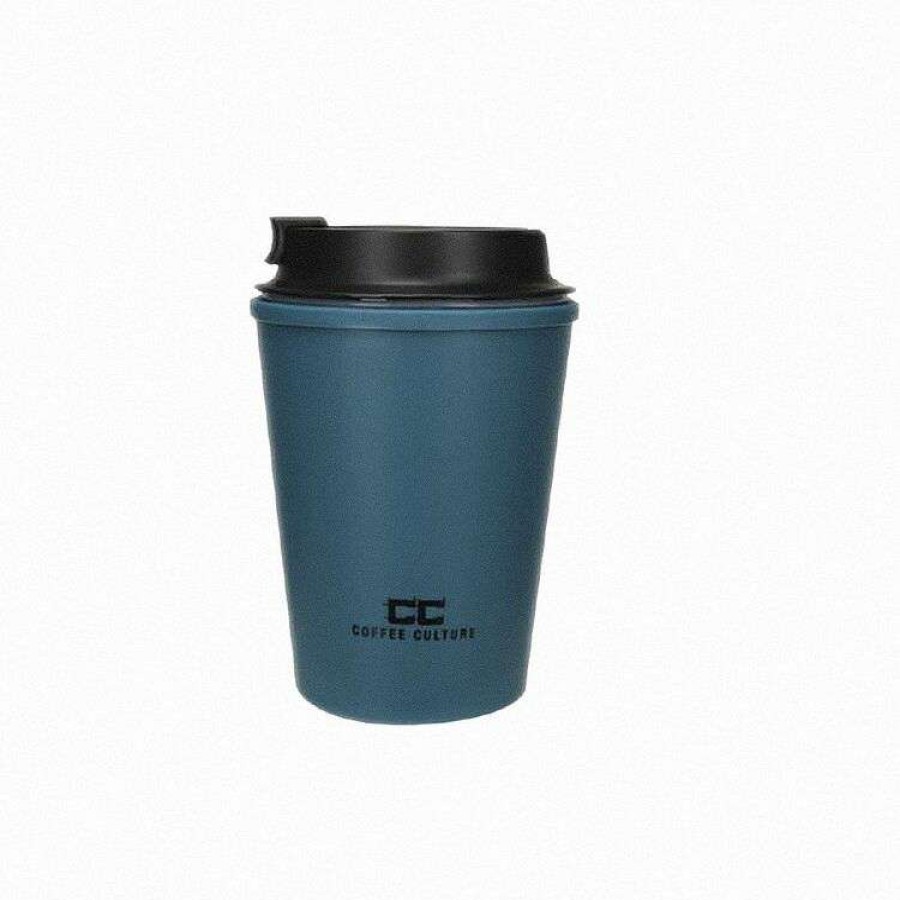 Kitchen & Dining * | Coffee Culture Travel Cup Double Wall 350Ml Blue