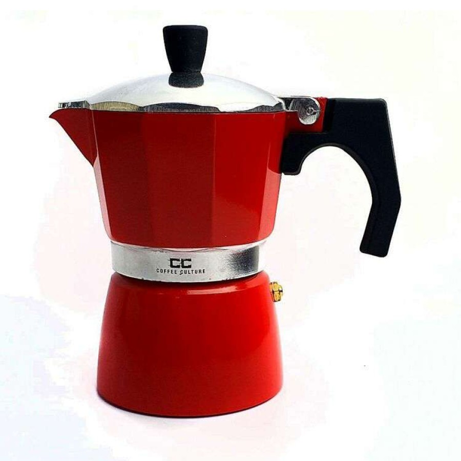 Kitchen & Dining * | Coffee Culture Red Coffee Maker 9 Cup