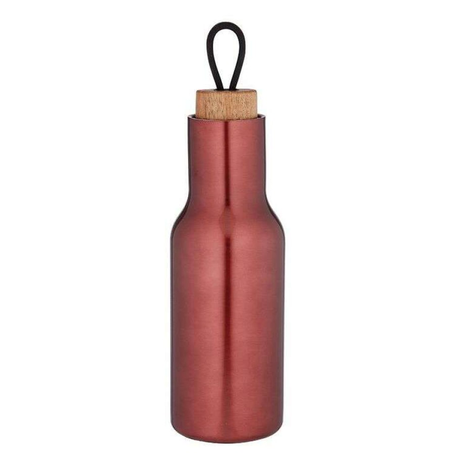 Kitchen & Dining * | Tempa Metallic Crimson Drink Bottle