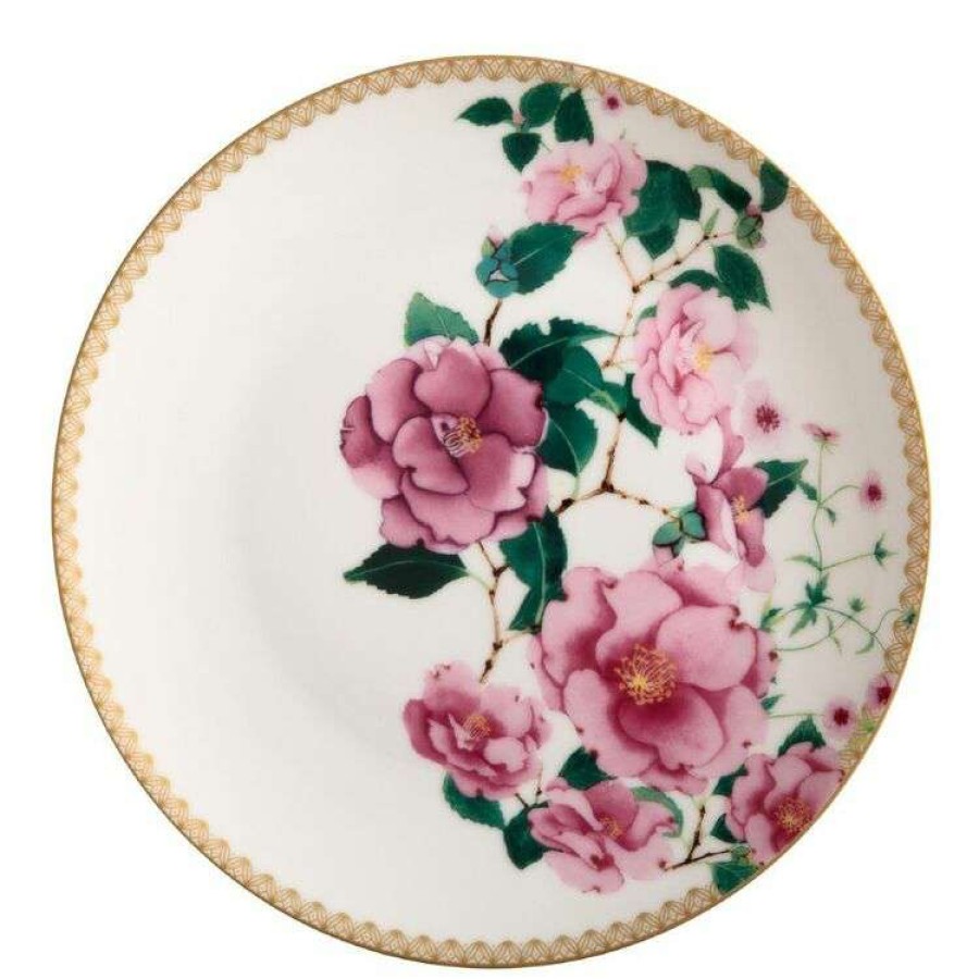 Kitchen & Dining * | Maxwell & Williams Teas & C'S Silk Road Coupe Plate 19.5Cm White Gift Boxed