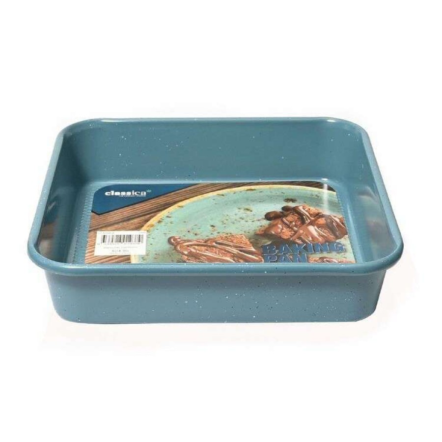 Kitchen & Dining * | Classica Silicon Release Blue Square Baking Pan 24X24X5Cm