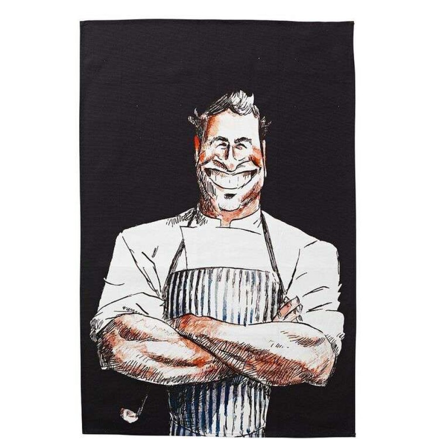 Kitchen & Dining * | S&N By Miguel Maestre Jumbo Tea Towel Printed Face 90X60Cm