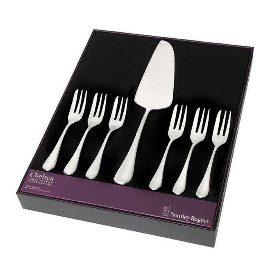 Kitchen & Dining * | Stanley Rogers Chelsea 7-Piece Cake Serving Set