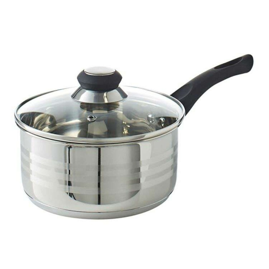 Kitchen & Dining * | Smith & Nobel Traditions Stainless Steel Saucepan 18Cm