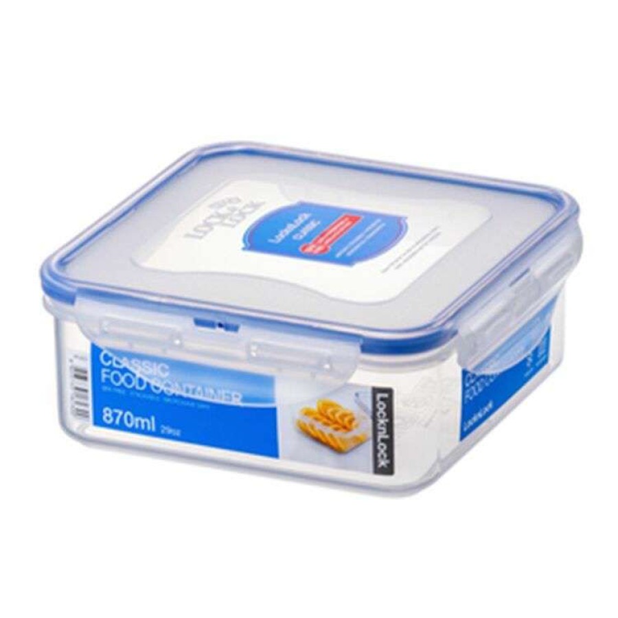 Kitchen & Dining * | Lock & Lock Classic Square Short Container 870Ml