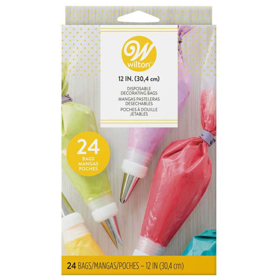 Kitchen & Dining * | Wilton 12-Inch Disposable Decorating Bags 24 Bags