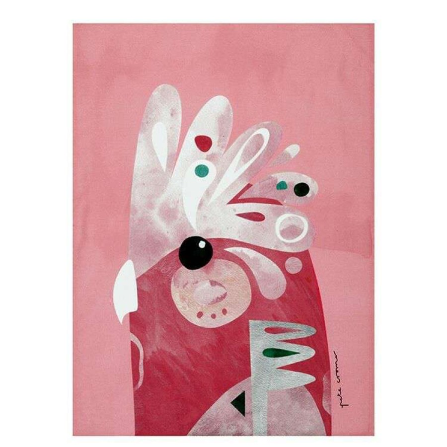 Kitchen & Dining * | Maxwell & Williams Pete Cromer Tea Towel 50 X 70 Cm Galah