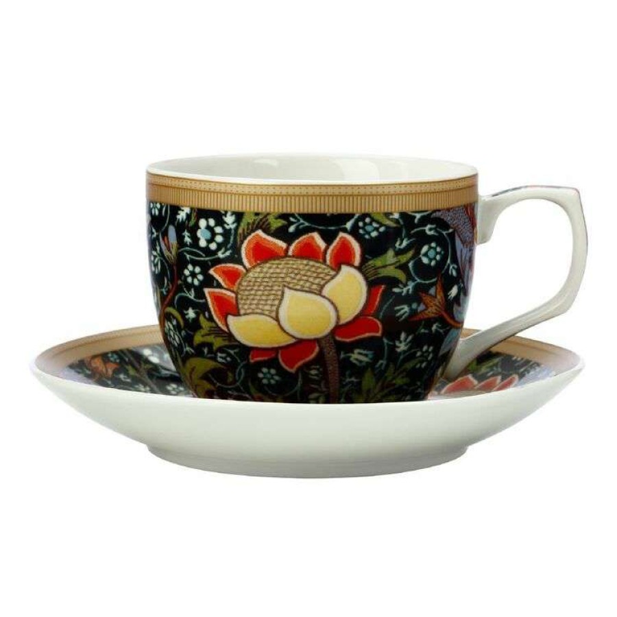 Kitchen & Dining * | Casa Domani William Morris Cup & Saucer 240Ml Cray Gift Boxed