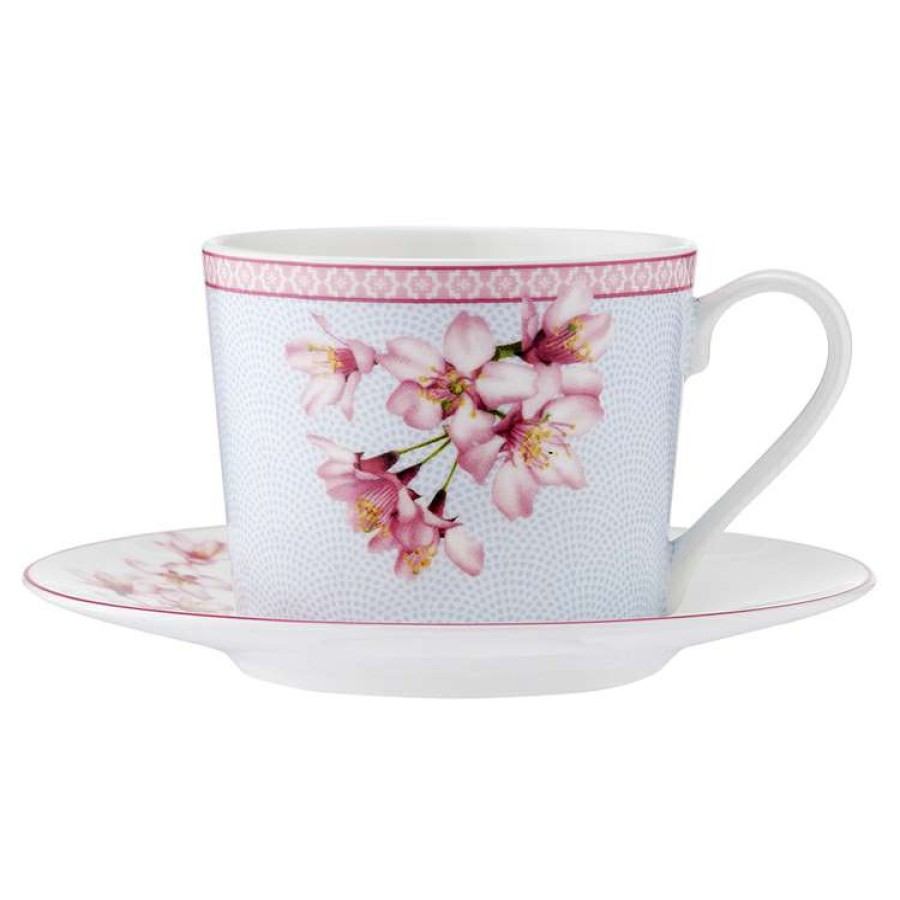 Kitchen & Dining * | Ashdene Cherry Blossom Cup & Saucer Set