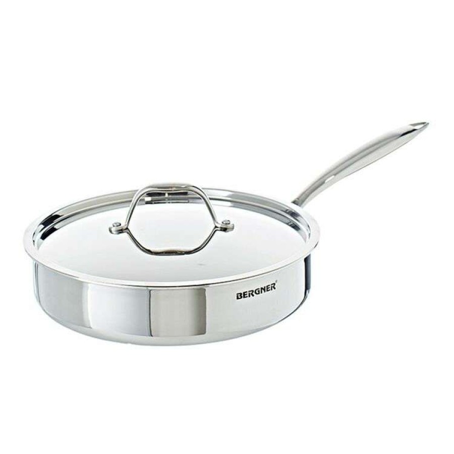 Kitchen & Dining * | Bergner Argent Stainless Steel Induction Sautepan 26Cm