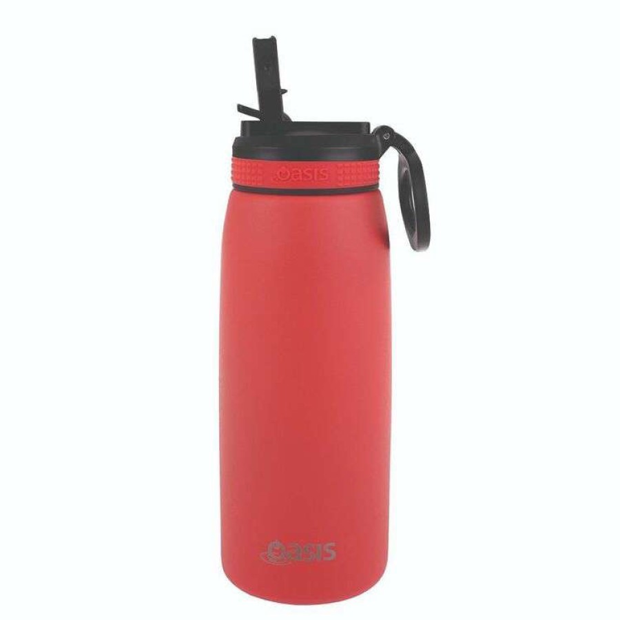 Kitchen & Dining * | Oasis Double Wall Insulated Sports Bottle With Sipper Lid