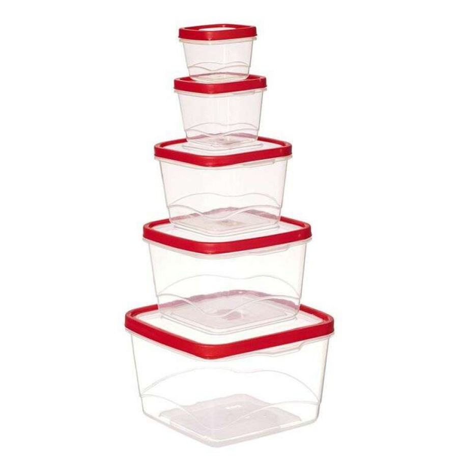 Kitchen & Dining * | Smith & Nobel 5-Piece Nest Food Storage Square