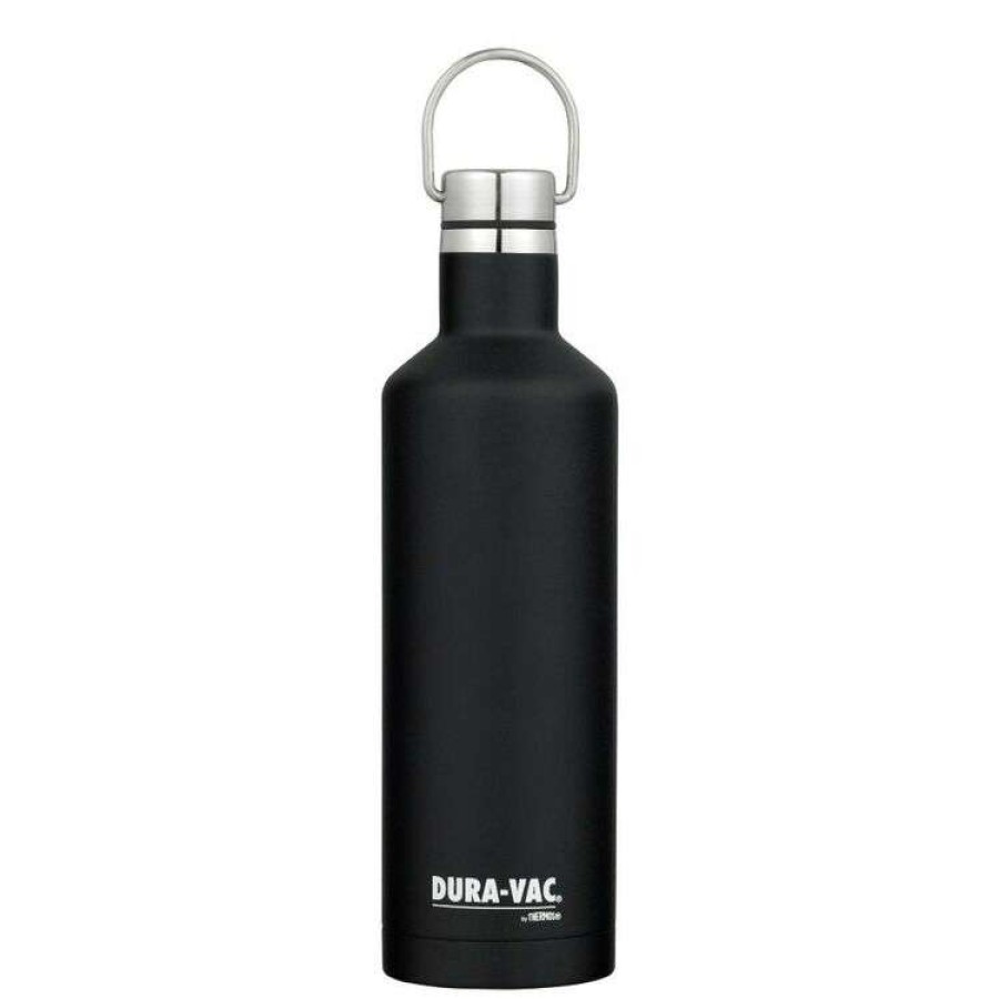 Kitchen & Dining * | Thermos Dura-Vac Insulated Bottle Black 450Ml